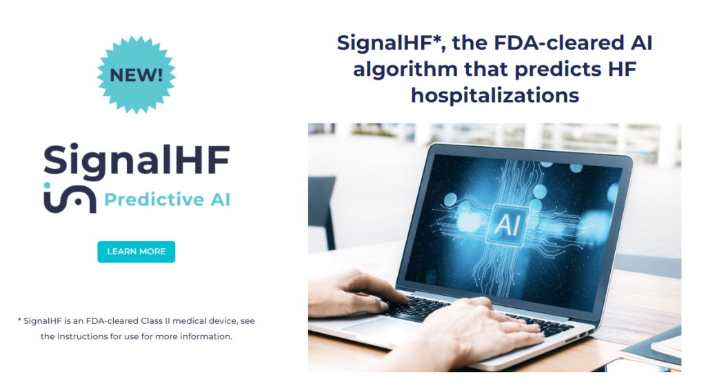 Implicity launches FDA-approved coronary heart failure prediction algorithm, SignalHF