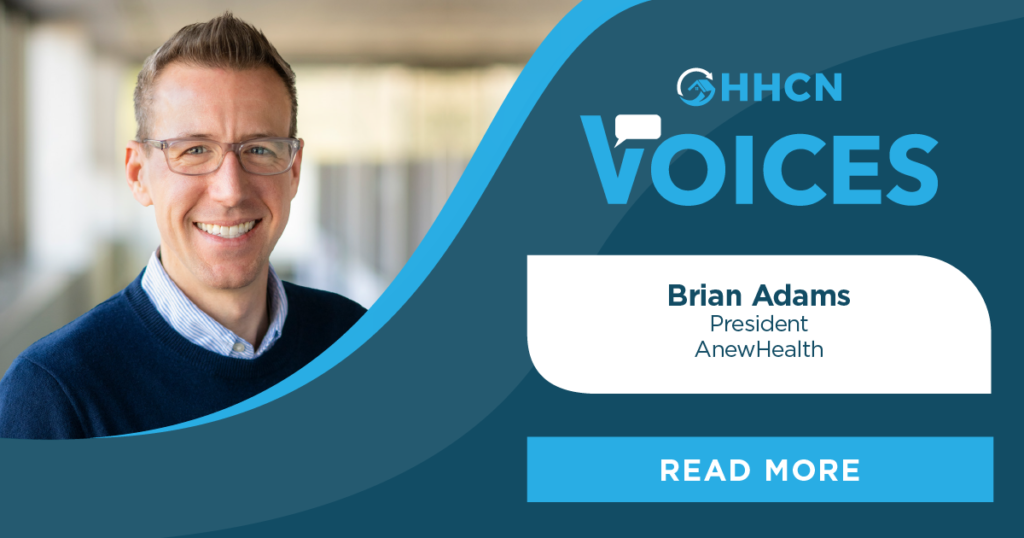 Voices: Brian Adams, president of AnewHealth