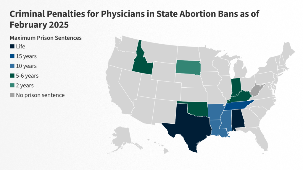 Felony penalties for docs in abortion prohibitions