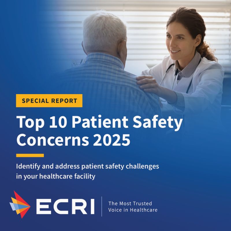 Affected person care was rejected with the title #1 affected person security concern in 2025