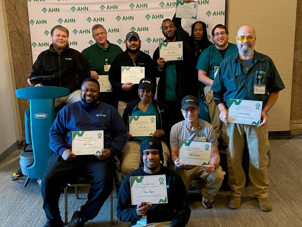 When a water head bursts, EVS flooring technicians save the Allegheny Common Hospital from a catastrophe When a water head bursts, EVS flooring technicians save the Allegheny Common Hospital from a catastrophe