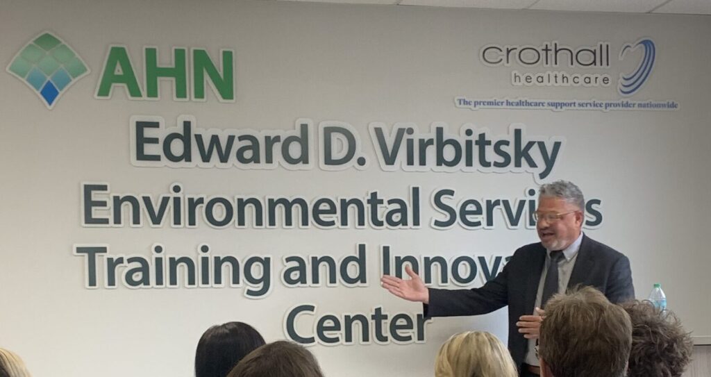 Crothall honors the late Edward Virbitsky by naming the AHN coaching middle in his title
