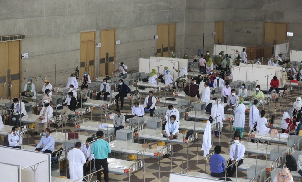 Dhaka Hospital is increasing the mattress capability with new constructing