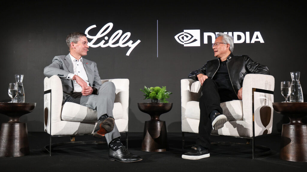 Nvidia CEO to Lilly CEO: You ran via the woods…