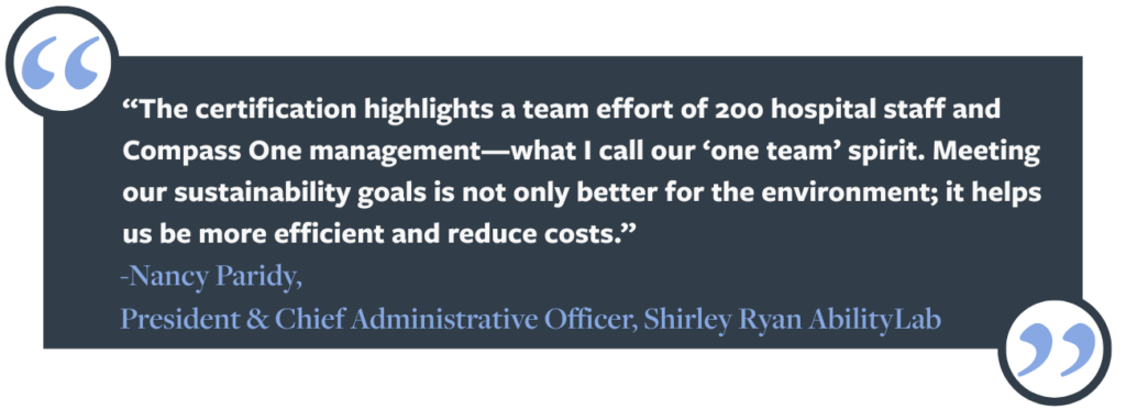 Shirley Ryan AbilityLab earns new Joint Fee Sustainability Award