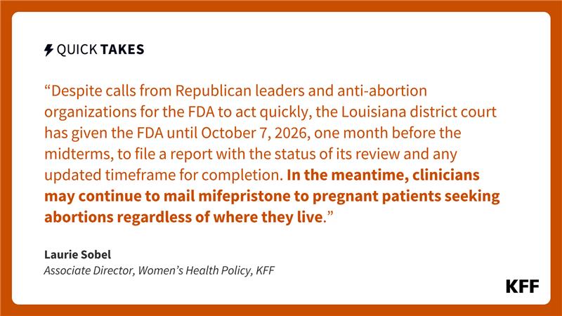 The newest on abortion entry to medicines: Courtroom awaits FDA assessment