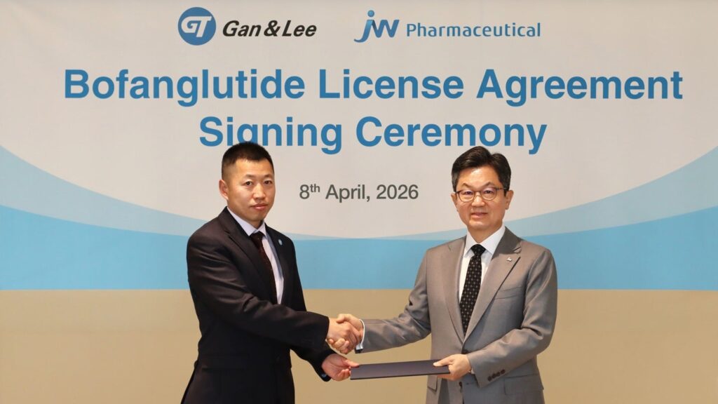 Gan & Lee and JW Pharmaceutical agree on the commercialization of bofanglutide Gan & Lee and JW Pharmaceutical agree on the commercialization of bofanglutide